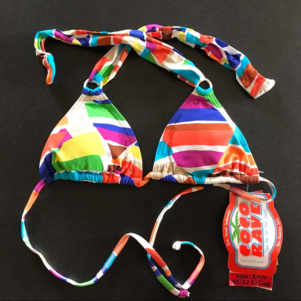 Coco Rave Women’s triangle bikini top NWT from Macys